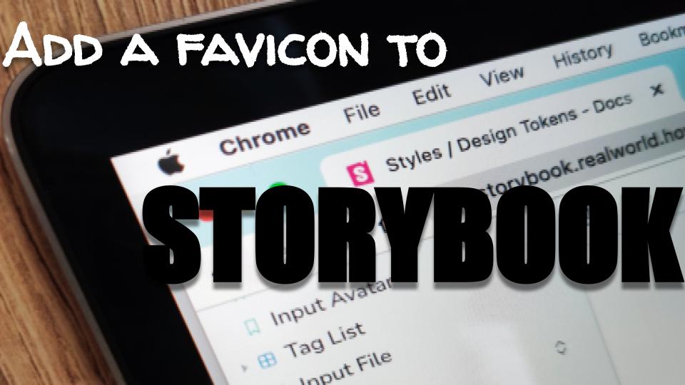 Add a favicon to your Storybook application